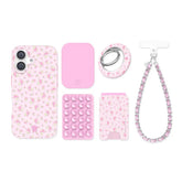 Dainty Pink Floral iPhone Bundle Set