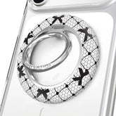 Lacy Black Bows MagSafe Grip Ring