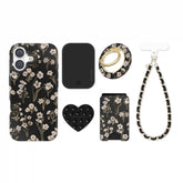 Nightbloom Gold Chrome Floral iPhone Bundle Set