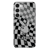 Playboy Checkmate Clear Samsung Case