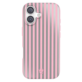 Pink Chrome Stripes iPhone Case