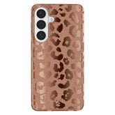 Bronze Chrome Leopard Samsung Case