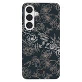 Floral Rose Gold Chrome Samsung Galaxy Case