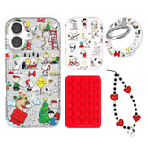 Snoopy Christmas Glitter iPhone Bundle Set - Grip