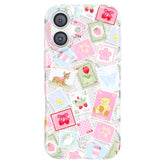 Spring Whimsy Stamps Glitter iPhone Case