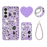 Witchy Lilac Glitter Samsung Bundle Set
