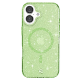 Lime Stardust Glitter iPhone Case