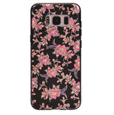Midnight Floral Chrome Samsung Galaxy Case