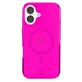 Neon Pink Clear iPhone Case
