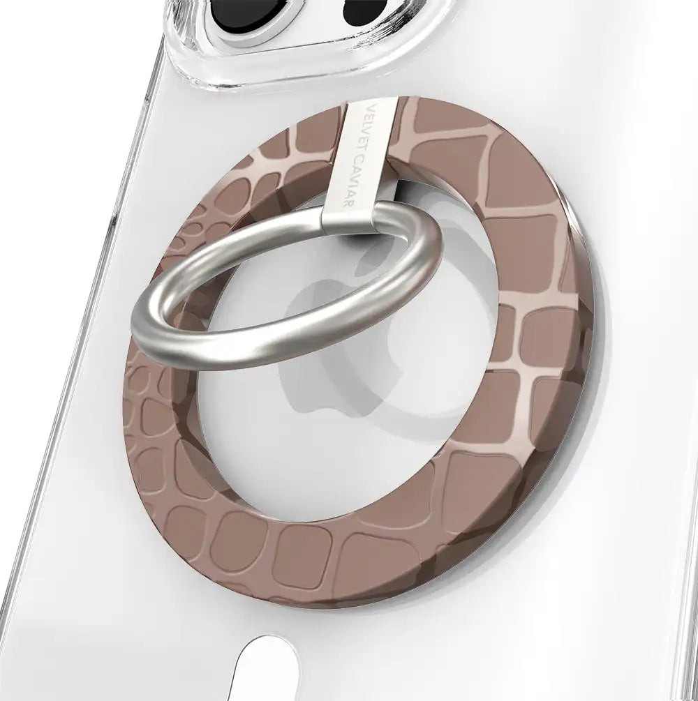 Khaki Croc MagSafe Grip Ring