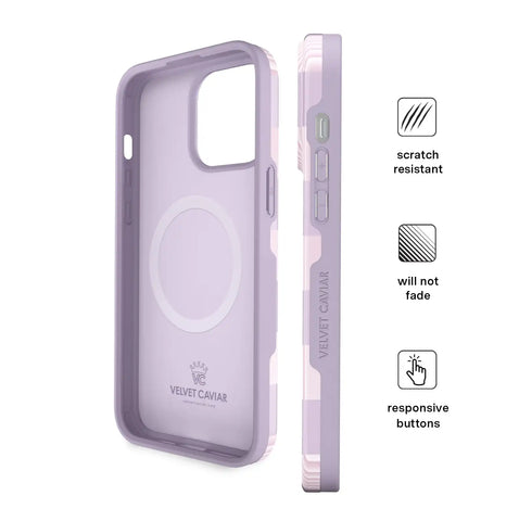 Lilac Vibe Checkered iPhone Case