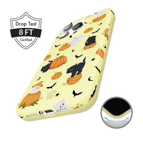 Purrfect Pumpkins iPhone Case
