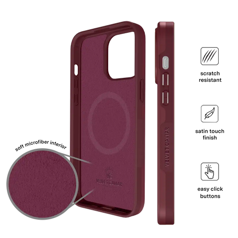 Burgundy 1990 iPhone Case