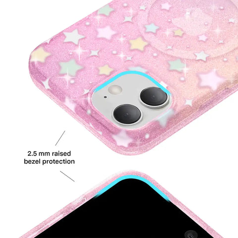 Falling Star Glitter iPhone Case