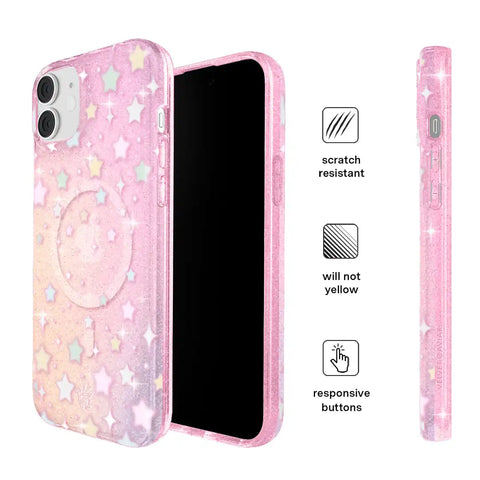 Falling Star Glitter iPhone Case