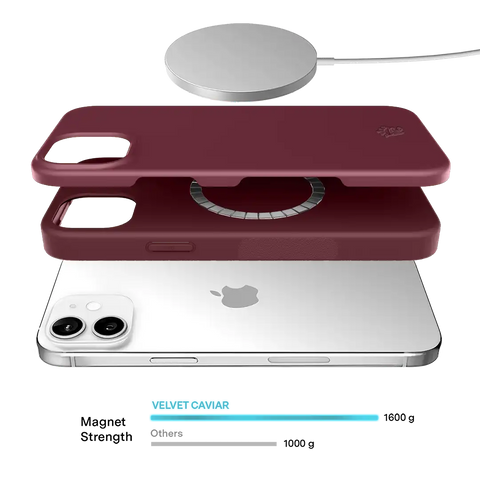 Burgundy 1990 iPhone Case