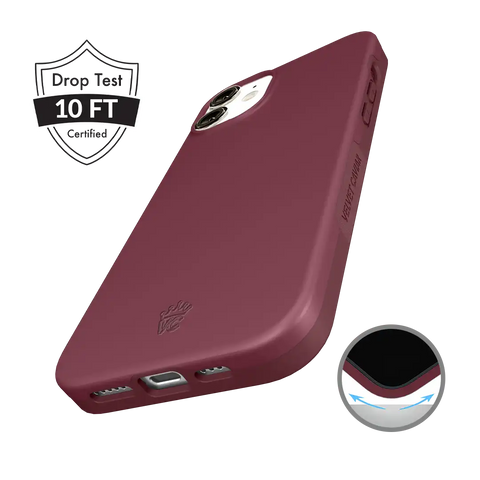 Burgundy 1990 iPhone Case