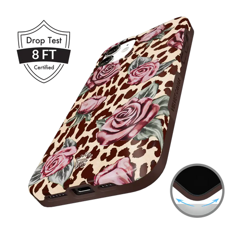 Rosy Leopard iPhone Case