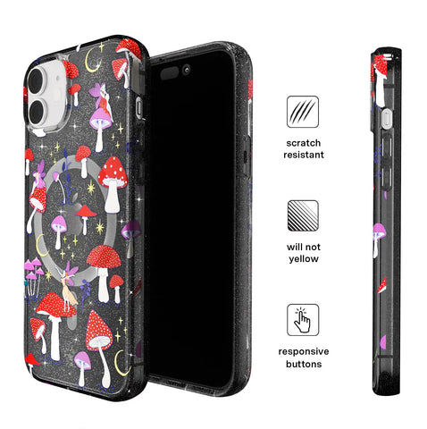 Mystic Mushrooms iPhone Case
