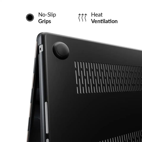 Mocha Vibe Check MacBook Case
