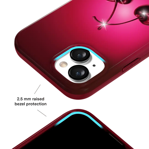 Black Cherry Crystal iPhone Case