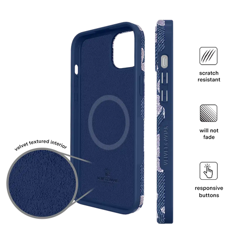 Denim Daisy iPhone Case