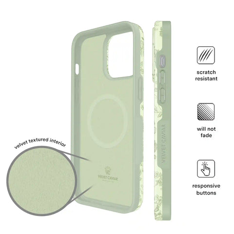 Storybook Sage Floral iPhone Case