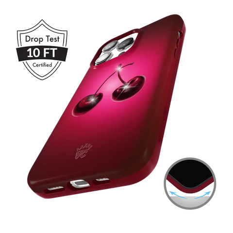 Black Cherry Crystal iPhone Case
