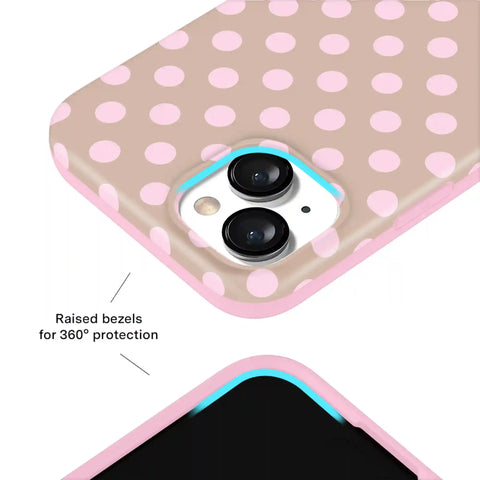Brown Sugar Polka Dot iPhone Case