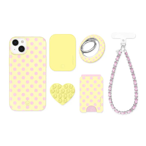 Buttercream Polka Dot iPhone Bundle Set