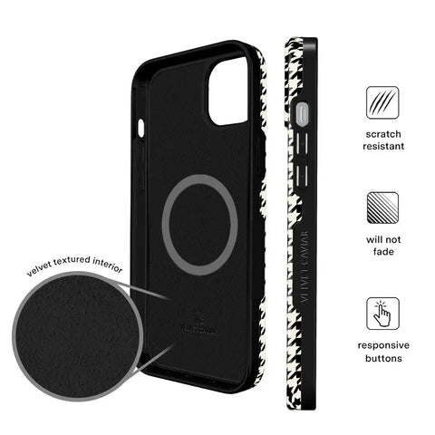 Houndstooth iPhone Case