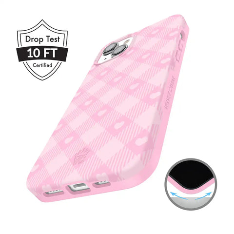 Dolly Pink Gingham iPhone Case