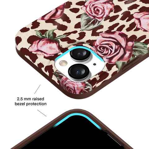 Rosy Leopard iPhone Case