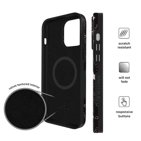Pretty Punk Skulls iPhone Case