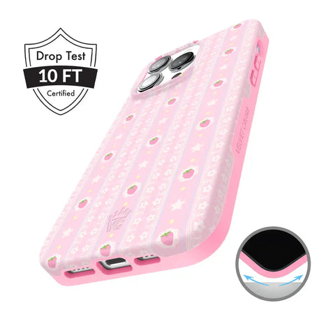 Strawberry Macaron iPhone Case