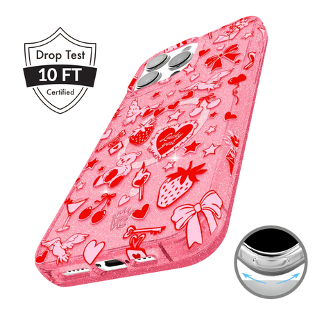 Be Mine Glitter iPhone Case