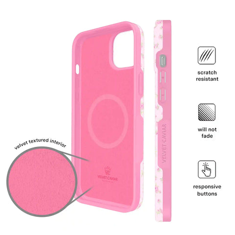 Dainty Pink Floral iPhone Case