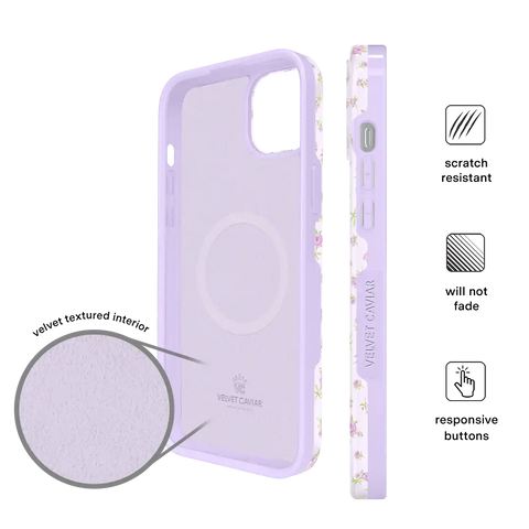 Dainty Lilac Floral iPhone Case