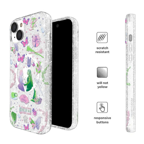 Wicked For Good Glitter iPhone Case