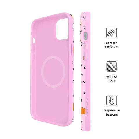 Snoopy Pink Pumpkins iPhone Case