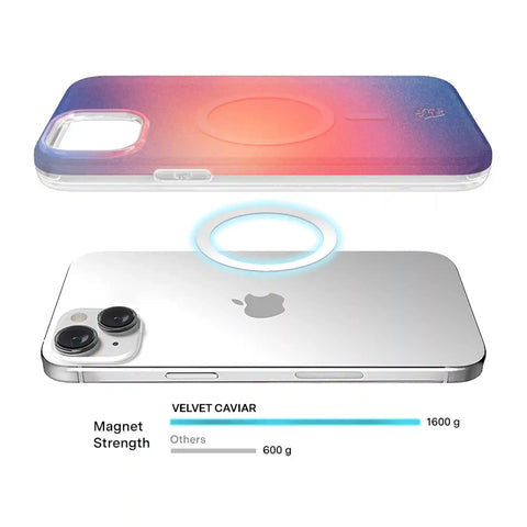 Sunset Glow Aura iPhone Case