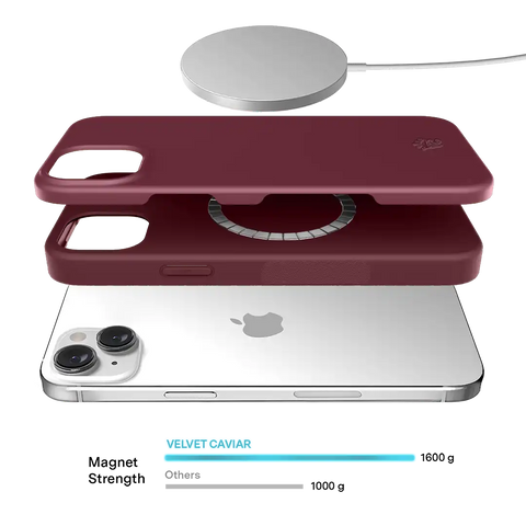Burgundy 1990 iPhone Case