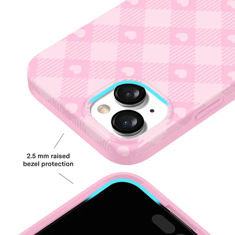 Dolly Pink Gingham iPhone Case