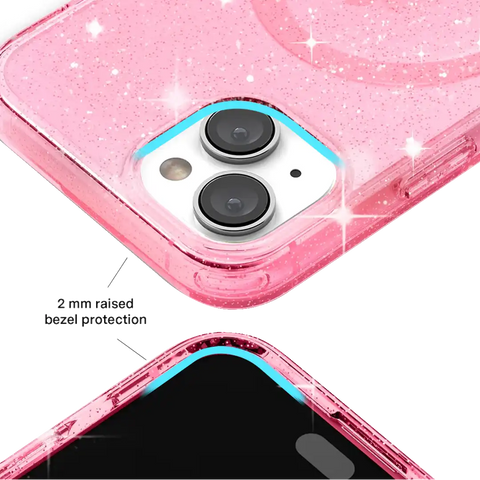 Pink Stardust Glitter iPhone Case