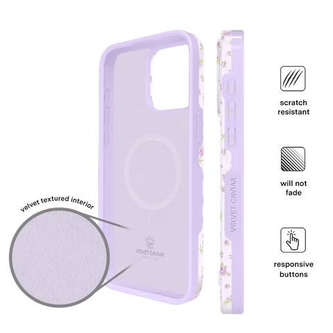 Dainty Lilac Floral iPhone Case