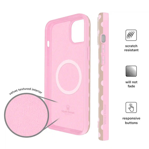 Brown Sugar Polka Dot iPhone Case