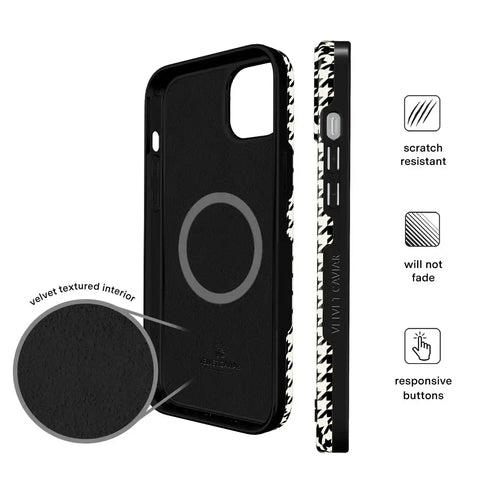 Houndstooth iPhone Case