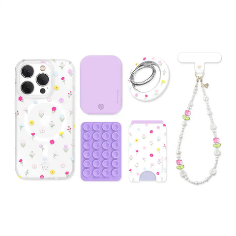 Dreamy Meadow Floral iPhone Bundle Set