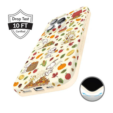Snoopy Autumn Leaves iPhone Case