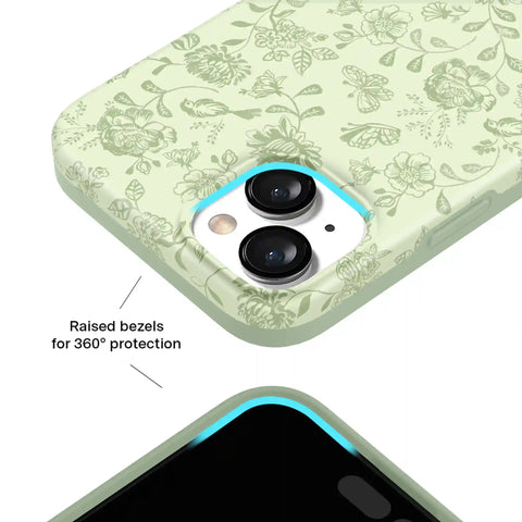 Storybook Sage Floral iPhone Case